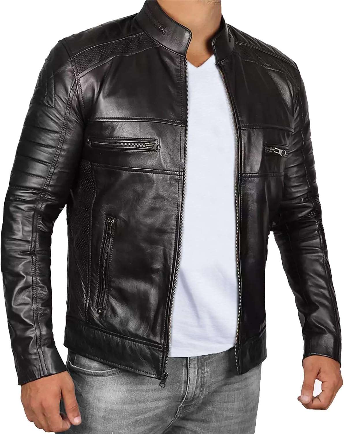 Real Leather Black Jacket For Men’s. – Leatherhooks